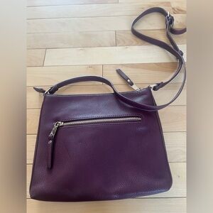 Miztique Elegant Purple Leather Shoulder Bag